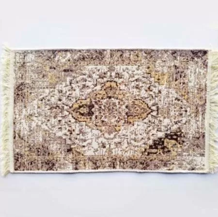 Коврик из хлопка 60*90 крем./беж. UK70139 Kilim Usak